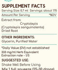 Cryptolepis B120(2pcs) Alcohol-Free Herbal Extract Tincture, Super-Concentrated Wildcrafted Cryptolepis (Cryptolepis Sanguinolenta) Dried Root (2x4 fl oz)