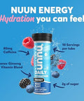Nuun Energy Drink Tablets Daily Hydration Electrolyte Tablets Bundle (10 Count X 4 Packs And 40 Servings X 4 Packs)