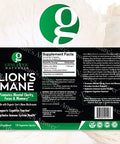 Genceutic Naturals Genceutic Lion'S Mane 120 Count Organic Capsules Lions Mane Mushroom Promotes Mental Clarity And Focus