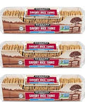Sesmark Gluten Free Rice Thins Original - Non GMO Project Verified - 3.2 Oz - Crispy Rice Crackers with Sesame Seeds, Certified Gluten-Free and Kosher (Pack of 3)