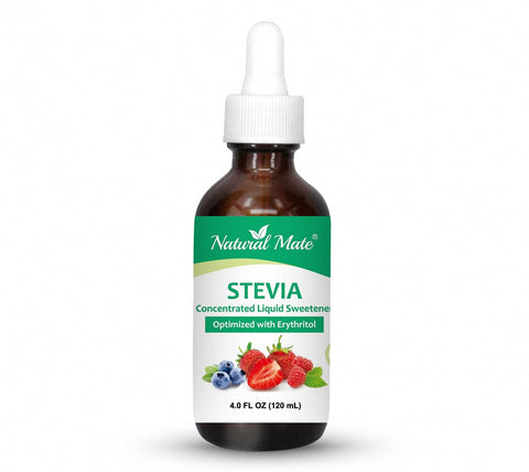Stevia Concentrated Liquid Sweetener (Optimized with Erythritol) 1.33 FL OZ (37 mL) 2 Pack