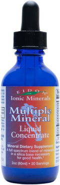 Eidon Multiple Minerals Supplement Minerals for Water Liquid Vitamins AllNatural Bioavailable Ionic Vegan Gluten No Additives or Preservatives 2 Ounce Bottle