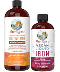 Maryruth's Liquid Morning Multivitamin +Hair Growth (Peach Mango & Iron Liquid 30Oz