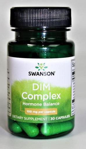Swanson Dim Complex (Diindolylmethane) 100 Milligrams 30 Capsules (2 Pack)