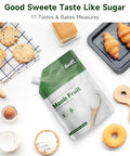 SPICEEL Monk Fruit Erythritol Mix | Measures Like Sugar, Dissolves Easily for Baking, Frostings & Beverages | Vegan, Gluten-Free Sugar 3-Pack