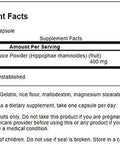 Swanson Full Spectrum Sea Buckthorn 400 Milligrams 60 Capsules (2 Pack)