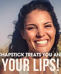 Chapstick Moisturizer 2-In-1 Lipcare 5-Pack (Spf 12 & 15) ÃƒÂ¢Ã¢â€šÂ¬Ã¢â‚¬Å“ Original Lip Balm With Broad Spectrum Spf Aloe & Vitamin E 0.15 Oz Ea