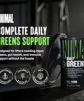 Animal Daily Greens Pill Packs - Kale Wheat Grass Alfalfa & More - Convenient Prebiotic And Probiotic Superfood Blend For Superior Digestion Gut Health And Immunity For Men & Women 30 Day Supply