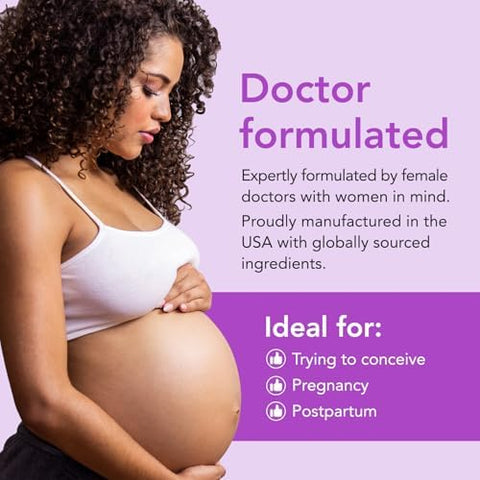 Premom Prenatal Probiotics + Prenatal Dha Fish Oil + Prenatal Formula Vitamin