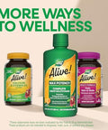 NatureS Way Alive Max Potency Complete Liquid Multivitamin Liquid Vitamin Promotes Energy Metabolism Heart and Muscle Function With Vitamins A B C D Multivitamins For Women and Men 30.4 Fl Oz
