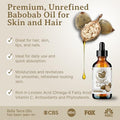 Bella Terra Oils - Baobab Oil 16Oz - The Ultimate Choice For Skin Hydration A Symphony Of Amino Acids & Essential Minerals For Your Skin