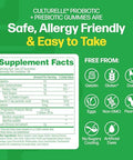 Culturelle Daily Probiotic Gummies For Women & Men Berry Flavor 52 Count Naturally-Sourced Daily Probiotic Prebiotic For Digestive Health Non-Gmo & Vegan