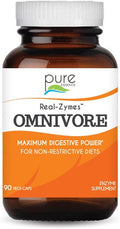 Real-ZymesÃƒâ€šÃ¢â€žÂ¢ Omnivore Digestive Enzymes Supplement with Probiotics for Better Digestion - Natural Support for Relief of Bloating, Gas, Belching, Diarrhea, Constipation, IBS, etc. - 90 Caps