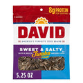 DAVID Roasted and Salted Sweet and Salty Jumbo Sunflower Seeds, Keto Friendly, 5.25 oz, 12 Pack