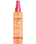 L'Oreal Paris Elvive Dream Lengths Heat Slayer Pre-Iron Leave-In Spray, 450F Degree Heat Protection, Lightweight, Reduce Frizz & Hydrate, 3 Day Sleek, Long Straightened Hair, 4.4 oz.