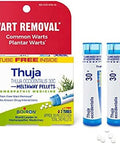 Boiron Thuja Occidentalis 30C Wart Removal Homeopathic Medicine For Painless Removal Of Warts From Plantar (Feet) Hands And Other Bodily Warts 3 Count (240 Pellets)