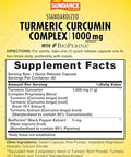 Sundance Turmeric Curcumin Complex 1000Mg 60 Capsules With Bioperine Nongmo And Gluten Supplement