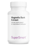 Supersmart Magnolia Bark Extract 300 mg Per Day Powerful Antioxidant Stress Relief Emotional Boost NonGMO Gluten Free 60 Vegetarian Capsules