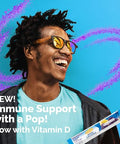 Emergen-C Immune Plus Crystals On-The-Go Immune Support Supplement With Vitamin C Vitamin D B Vitamins Zinc And Manganese Berry Lemonade 28 Stick Packs