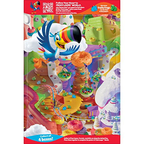 Kellogg's Raisin Bran Crunch Breakfast Cereal, Good Source of Fiber, Family Size, 20.7 oz