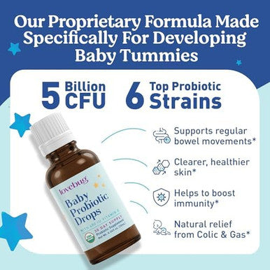 Lovebug Baby Probiotic Drops And Postnatal Adult Probiotic Bundle
