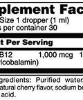 Douglas Labs, Liquid B12 with Methylcobalamin, 1 oz