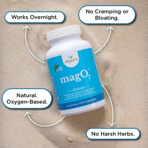 Nbpure Mago7 + Poobiotics Gut Health Bundle Oxygenpowered Colon Cleanse & Probiotic Support Relieves Bloating Constipation & Supports Microbiome Balance 90 Capsules Each