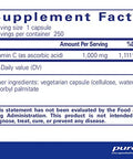 Pure Encapsulations Pure Ascorbic Acid 250 vcaps