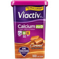 Viactiv Max Formula Calcium +Vitamin D3 Supplement for Bone Health Rich Caramel 100 Soft Chews 5 Pack