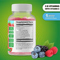 Doctors Finest Vitamin B Complex Gummies, Vegan, Gmo- Gluten , Great Taste Natural Strawberry Flavor Gummy Vitamins, With 6 B Vitamins, Energy Support Dietary Supplement, For Adults 90 Gummies