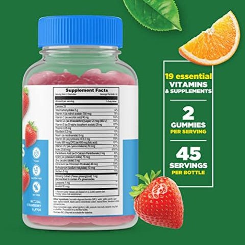 Lifeable Sugar Women'S Multivitamin + Vitamin B12 Gummies Bundle Great Tasting Vitamin Supplement Gluten Gmo Chewable Gummy