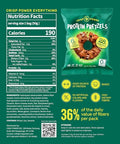 Crisp Power Cheddar & Variety Duo Protein Pretzel Snack Pack (6 Bags) " Savory Cheddar & Variety Mix " Up To 28G Protein Per Pack Low Carb Vegan Plantbased Keto Baked Savory Pretzel Bites