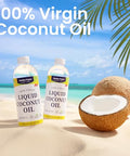 Healthy Origins Coconut Oil, Liquid (100% Virgin) - Virgin, Unrefined, Cold-Pressed Liquid Coconut Oil - 93% MCTs - Centrifuge Extracted Coconut Oil - 20 fl Oz