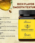 Manuka honey 514+ MGO | Manuka Honey New Zealand | Monofloral | (18 oz) /500 gm
