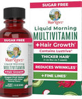 Maryruth's Liquid Multivitamin + Hair Growth Travel Pack 1 Fl Oz 10000Mcg