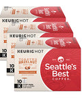 SeattleÃƒÂ¢Ã¢â€šÂ¬Ã¢â€žÂ¢s Best Coffee K-Cups, Toasted Hazelnut - Smooth Roasted Flavored Ground Coffee, 10 K-Cup Pods/Pack (Pack of 3)