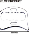 FeelSport Stainless Steel Gua Sha Scraping Massage Tool-Muscle Scraper - Soft Tissue Mobilization,Physical Therapy For Back, Legs, Arms