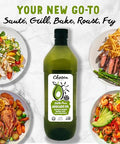 Chosen Foods 100% Pure Avocado Oil, Keto Diet Friendly, Kosher Oil for Baking, High-Heat Cooking, Frying, Homemade Sauces, Dressings and Marinades (1.25 liters)(42.3 fl oz)