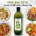 Chosen Foods 100% Pure Avocado Oil, Keto Diet Friendly, Kosher Oil for Baking, High-Heat Cooking, Frying, Homemade Sauces, Dressings and Marinades (1.25 liters)(42.3 fl oz)