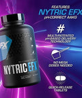 Efx Sports Nytric Efxph Correct Aakg Arginine & Citrulline Pre Workout Pillslonger Lasting Muscle Pumps60 Servings 180 Quickrelease Tablets