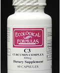 Ecological Formulas C3 Curcumin Complex 400 Mg 60 Capsules