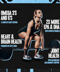 Animal Omega Omega 3 & 6 Supplement Flex Joint Supplement With Glucosamine Chondroitin Msm Turmeric 30 Servings