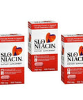 SLONIACIN Dietary Supplement Once Daily with 750 mg Niacin Vitamin B from Nicotinic Acid for High Absorption 100 Tablets per Bottle 3 pack
