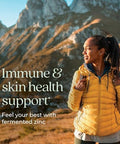 Chapter Zinc Supplement, Fermented Zinc Complex, One Daily For Immune Support + Skin Health, Mineral-Balancing Formula Rich In Copper, Easy To Swallow & Digest, 60 Count (2 Month Supply)