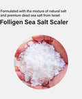 Dr.FORHAIR Folligen Sea Salt Scaler Biotin Scalp Scrub 10.5oz Hair Regrowth Deep Cleansing Purifying Scalp Salt Scrub Dry Flaky Itchy Care Hair Treatment No Parabens Silicone Sulfates