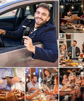 Homealexa Breathalyzer For Alcohol Portable Alcohol Tester With Digital Bac Display High Accuracy Sensor 3-5S Fast Test Personal Breathalyzer With 10 Mouthpieces For Home Party Use