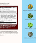 Herbs Etc. Deep Sleep Classic Liquid Extract Holistic Rest Supplement for Restful Sleep Chamomile Lemon Balm