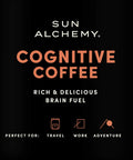 Terrasoul Superfoods Sun Alchemy Cognitive Coffee with Organic MCT Oil Fair-Trade Coffee Lion s Mane Reishi & Chaga - 10 Sachets