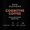 Terrasoul Superfoods Sun Alchemy Cognitive Coffee with Organic MCT Oil Fair-Trade Coffee Lion s Mane Reishi & Chaga - 10 Sachets
