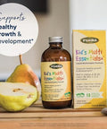 Flora Kid'S Multi Essentials Plus Liquid Multivitamin Formula Supports Immune System & Healthy Growth Vitamins A C E D & B12 Vegan Gluten & Dairy 7.6 Fl. Oz. Glass Bottle